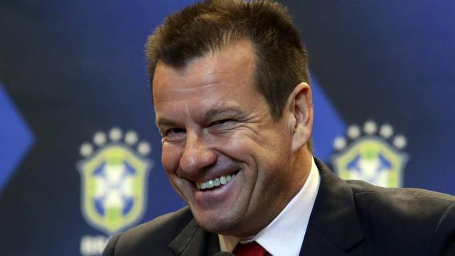 Former player Carlos Caetano Bledorn Verri, better known as Dunga, is announced as new coach of the Brazilian national football team in Rio