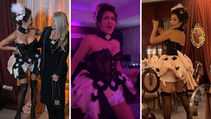 Hana slavila kao kraljica! Izvijala se u minici, treštale cajke, Gazdina kći s mikrofonom