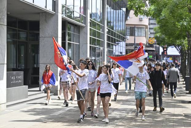 Beogradski maturanti proslavili zadnji dan škole