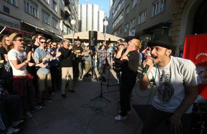 Dubioza kolektiv predstavila je 'Apsurdistan' u centru Zagreba