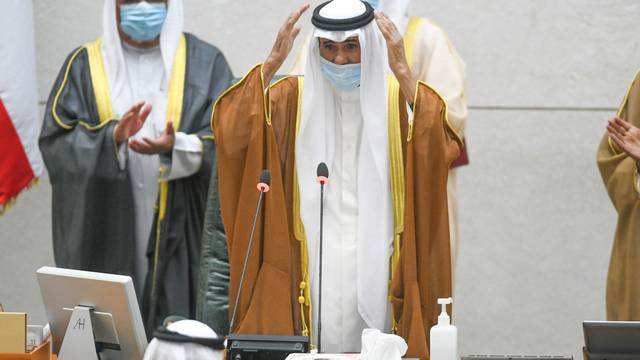 Kuwait's new Emir Nawwaf al-Ahmad al-Sabah takes the oath of office