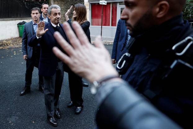 Former French President Sarkozy goes to jail to begin five-year sentence