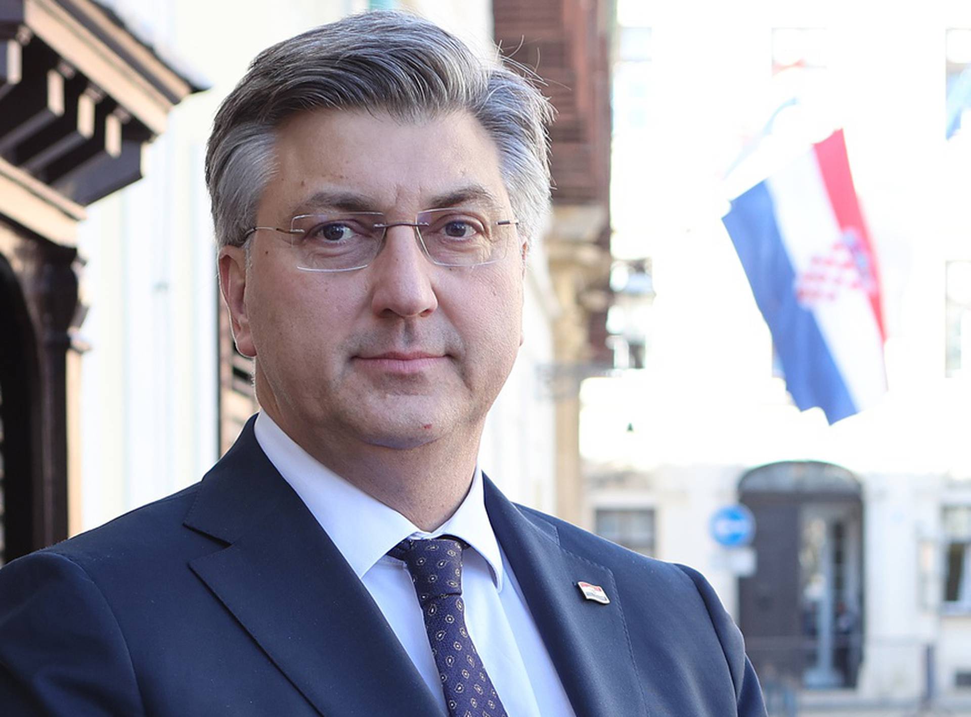 Zagreb: Premijer Andrej Plenković primio predsjedateljicu Predsjedništva BiH Željku Cvijanović