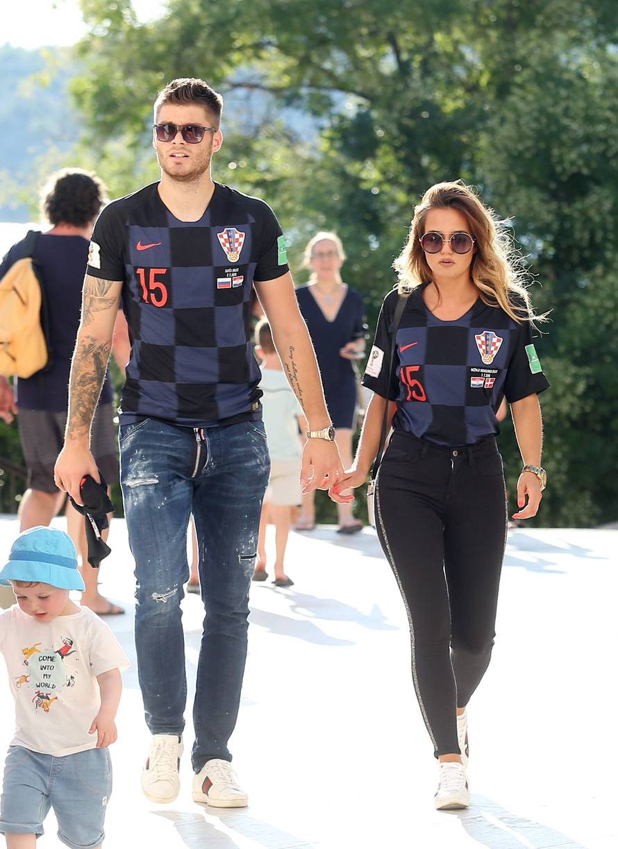 Duje došao na prijem u pratnji svoje vatrene djevojke Adriane