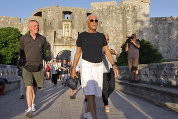 Dubrovnik: Giorgio Armani uživao je u šetnji Stradunom