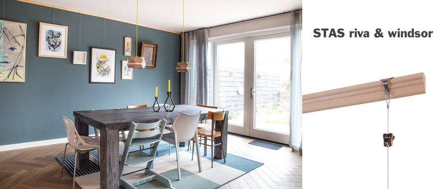 Elegantno rješenje za vješanje slika koje ne oštećuje zidove