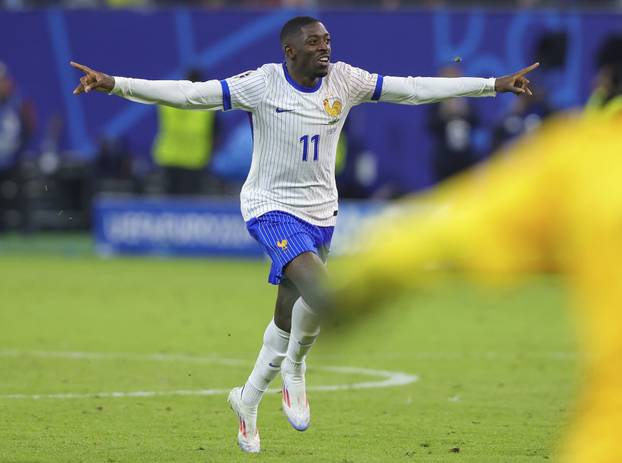 firo : 05.07.2024, Football, Soccer: UEFA EURO 2024, EM, European Championship 2024, Quarterfinals, 1/4 Finals, M46, Match 46, POR, Portugal - FRA, France