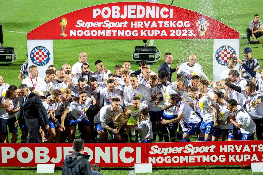 Hajduk osvojio 32. izdanje Hrvatskog nogometnog kupa