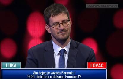 Lovac Krešo u 'Potjeri' nije znao odgovor na pitanje o Formuli 1, a znate li vi o kome je tu riječ?