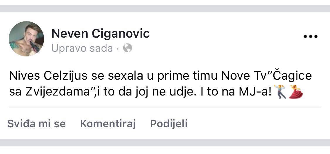 Cigi bez dlake na jeziku: 'Nives Celzijus vodila je ljubav na bini'