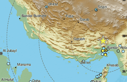 Dva snažna potresa magnituda 6,4 i 6,3 pogodila jug Irana