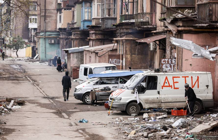 Ukrainian city of Mariupol