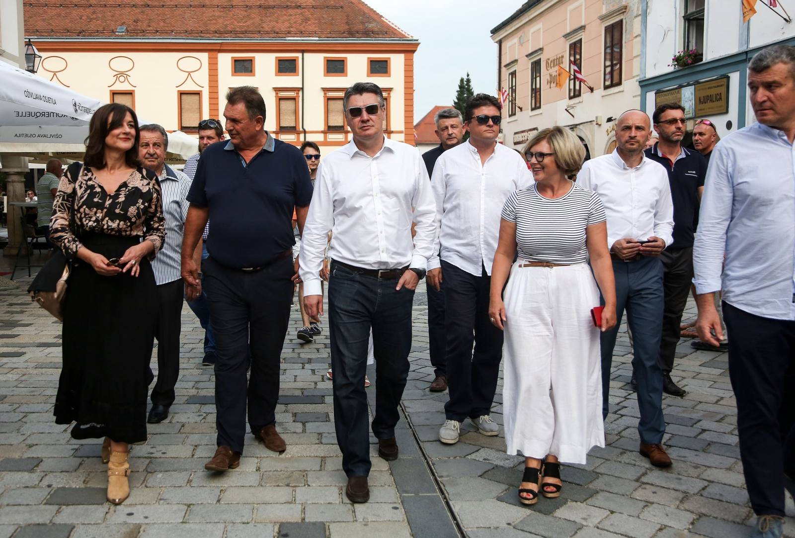 VaraÅ¾din: PredsjedniÄki kandidat Zoran MilanoviÄ posjetio je Å pancirfest