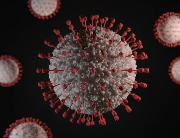Ilustracija korona virusa