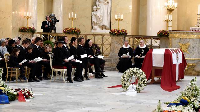Prince Henrik's funeral in Copenhagen