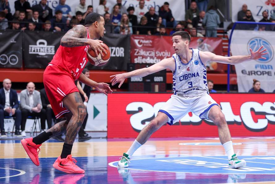 Zagreb: Susret Cibone i Pallacanestro Reggiana u 6. kolu FIBA Europa kupa