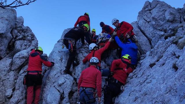 Spašavanje podno vrha Kiza: Planinar zadobio teže ozlijede