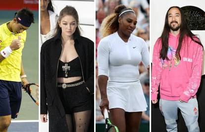 'Grand slam' u parovima: Steve Aoki i Nishikori, Serena i Hadid