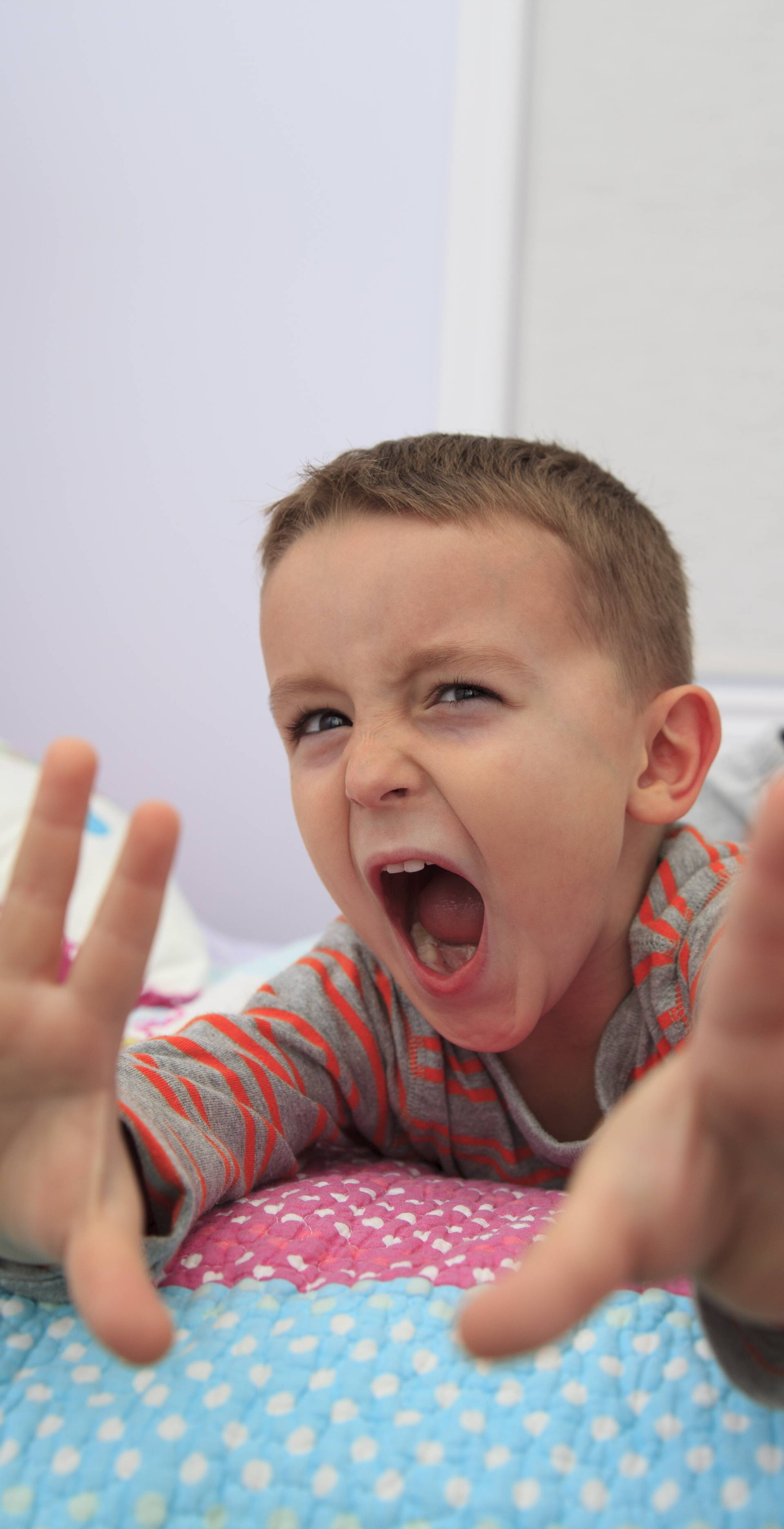 Boy having a tantrum