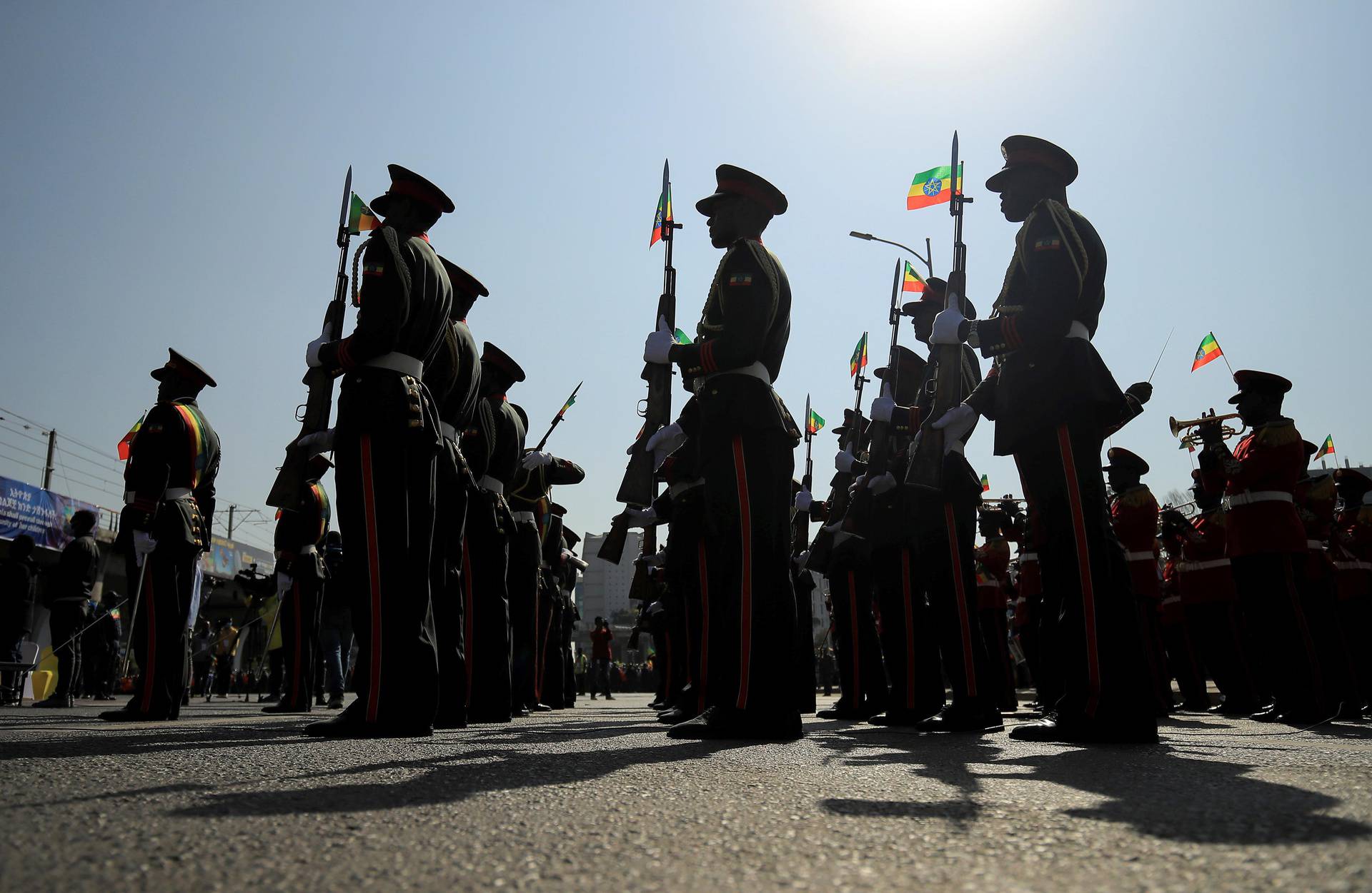 Ethiopian PM's backers hold a rally in support of national army in Addis Ababa