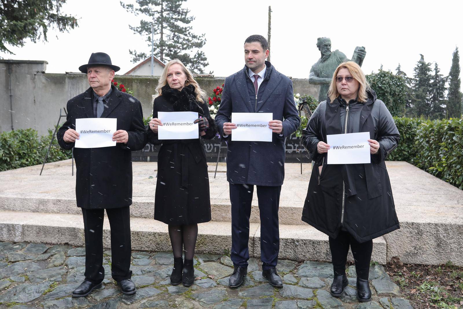 Polaganje vijenaca povodom Međunarodnog dana sjećanja na žrtve holokausta 