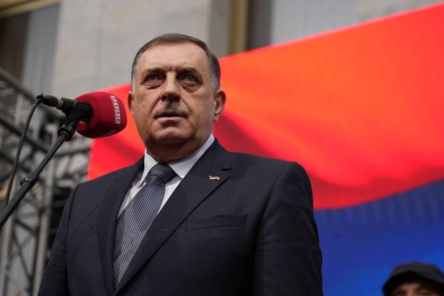 Banja Luka: Skup podrške Miloradu Dodiku nakon izricanja presude