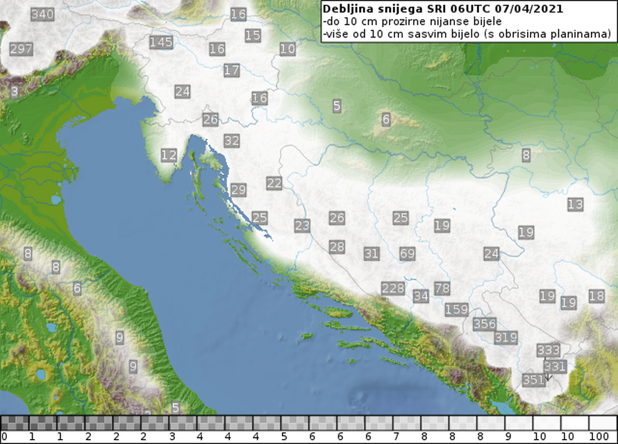 Upozorenje meteorologa: Nagli nalet zime donosi snijeg i mraz