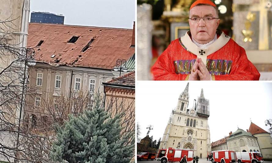 'Kardinal je dobro, kažu da mu je križ s tornja pao pred sobu'
