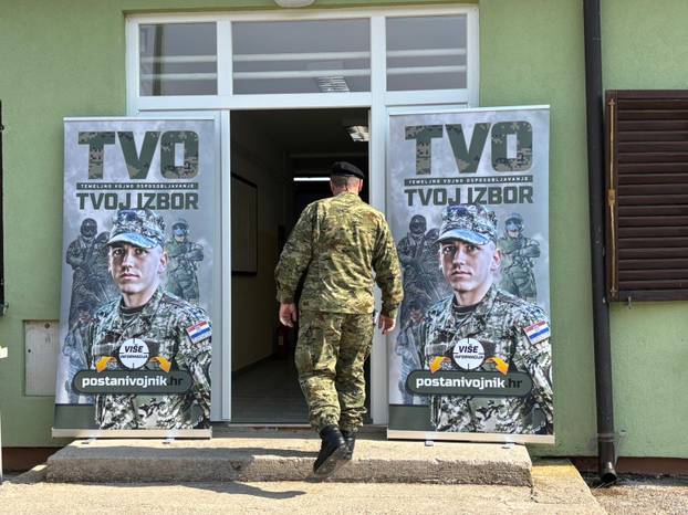 Prvi dan vojnog roka u Slunju