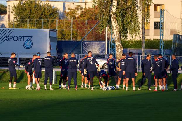 Zagreb: Trening hrvatske nogometne reprezentacije uoči utakmice protiv Škotske