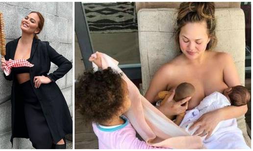 Neobični odgoj Chrissy Teigen: Gola pozira pred svojom djecom