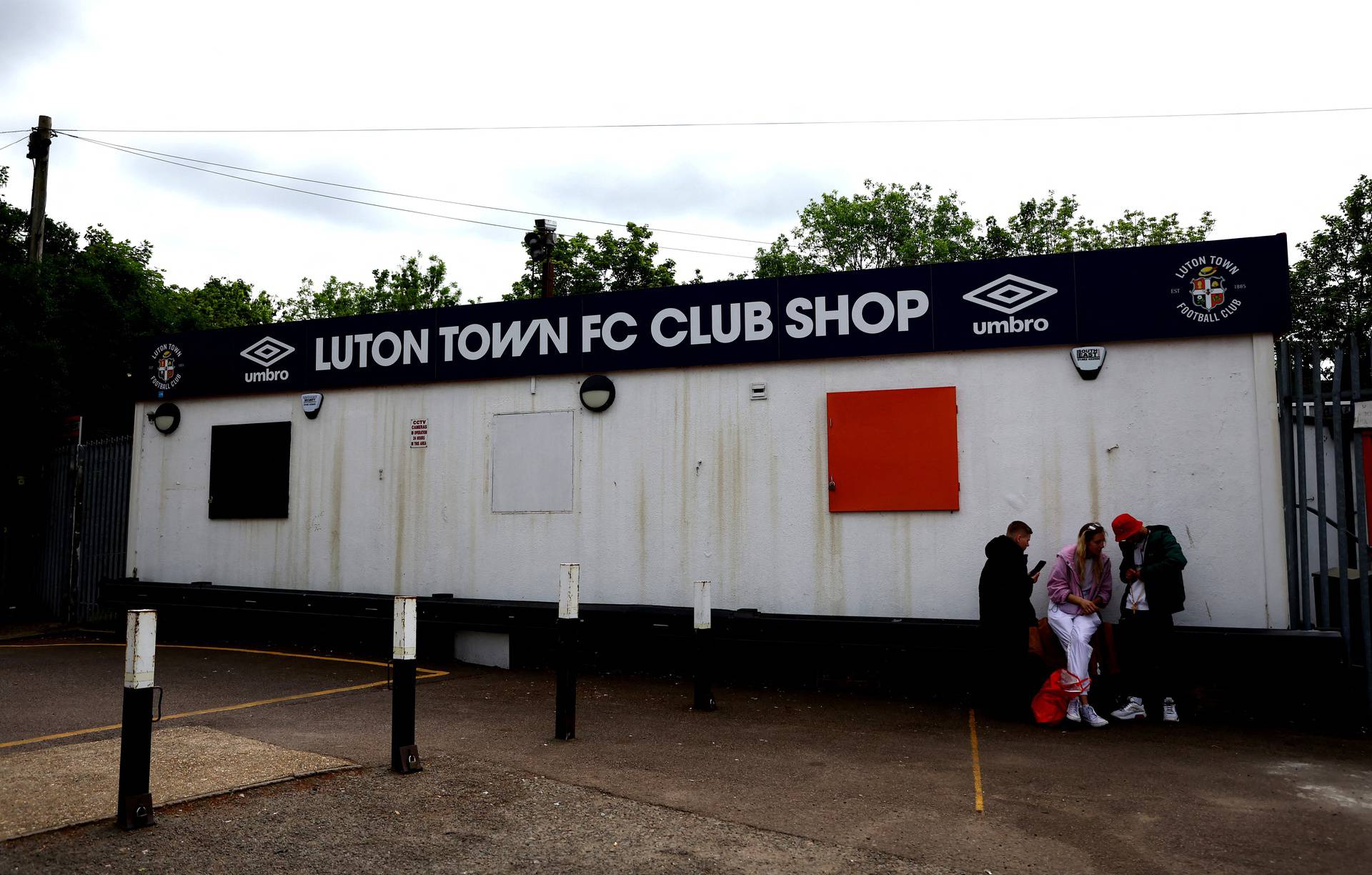 Luton Town's Club Shop at their Kenilworth Road ground
