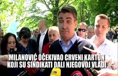 Sindikati dali crveni karton Vladi. Milanovića to ne čudi.