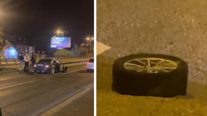 BMW-om se zabio u Teslu, letjeli kotači: 'Kao neka  eksplozija'