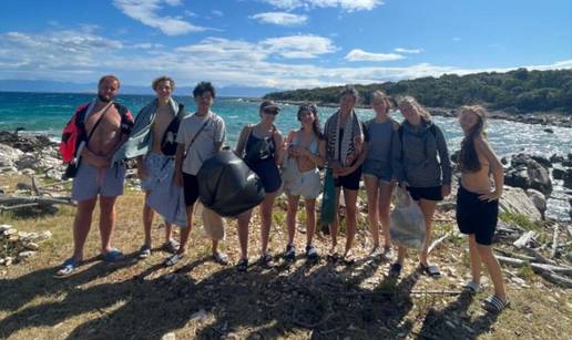 Belgijci čistili na otoku Molatu: Pridružili su se zadarskim izviđačima u ekološkoj akciji