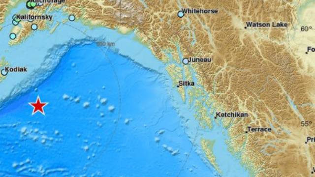 Potres od 7,9 pogodio Aljasku, izdali upozorenje za tsunami
