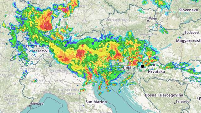 Pogledajte kakvo nevrijeme stiže u Hrvatsku: Na snazi je meteoalarm za cijelu zemlju