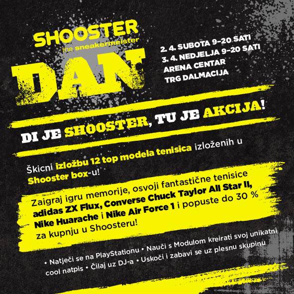 Di je Shooster, tu je akcija. Shooster dan u  Arena Centru