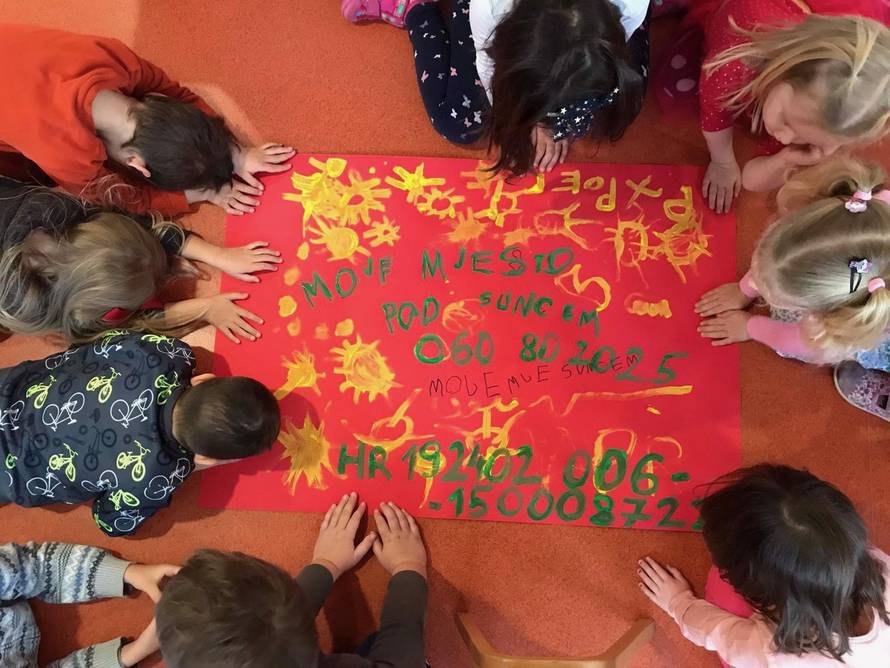 'Moje mjesto pod suncem': U kampanju za pomoć djeci uključile se brojne škole i vrtići