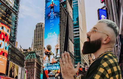 Jala Brat osvanuo na Times Squareu: 'Ne prestajte sanjati'