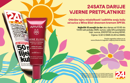 Donosimo pravila nagradnog natječaja "24sata daruje Wine Elixir dnevnu kremu SPF 30''