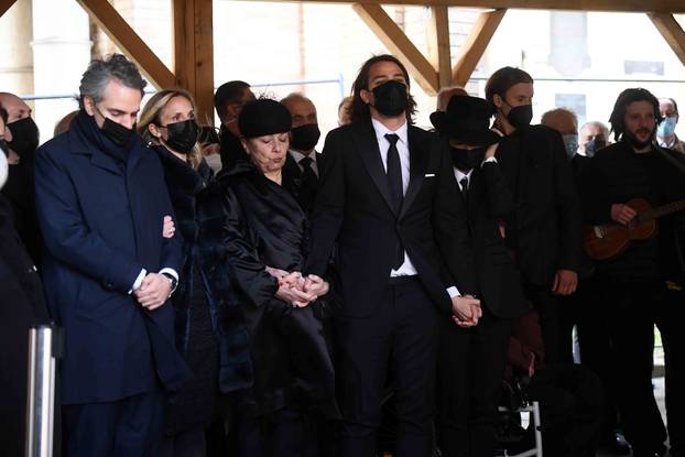 Sprovod velikana hrvatskog nogometa Zlatka Kranjčara na zagrebačkom groblju Mirogoj