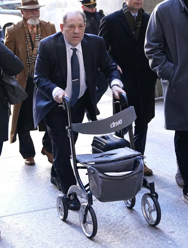 Harvey Weinstein arrives at court - New York CIty