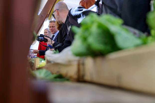 Zadar: Predsjednik Hrvatskog sabora Gordan Jandroković obišao je manifestaciju pod nazivom „Pijat na Pijaci“ 