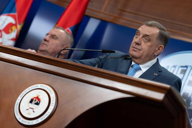 Predsjednik Republike Srpske Milorad Dodik održao je u Banja Luci konferenciju za medije 