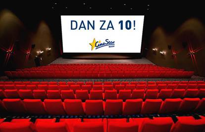 'Dan za 10': Najbolji kino dan u godini još jednom je pred nama