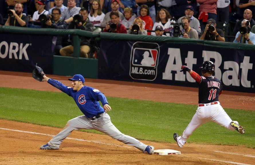 MLB: World Series-Chicago Cubs at Cleveland Indians