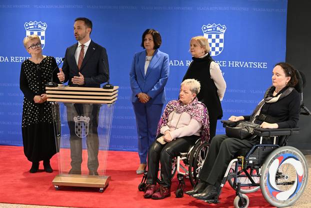 Zagreb: Izjave nakon sjednice Povjerenstva Vlade za osobe s invaliditetom