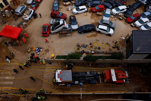 Aftermath of floods in Spain