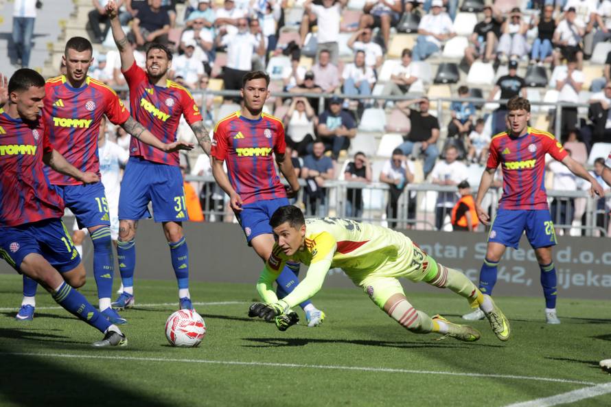 Rijeka: Utakmica HNK Rijeka - HNK Hajduk u 32. kolu Prve HNL